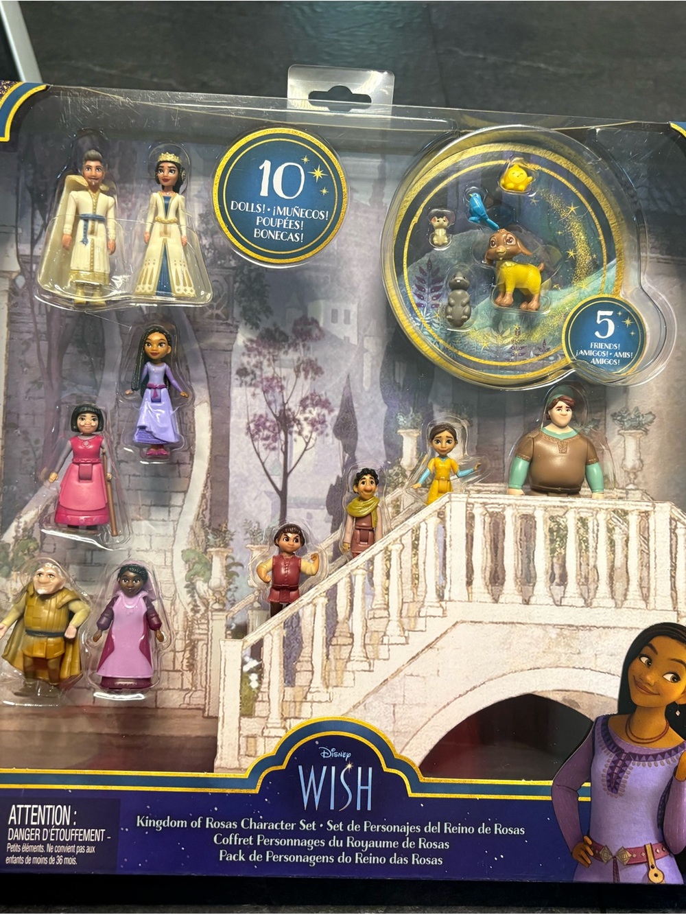 Disney Wish Kingdom of Rosas character set - new in box!